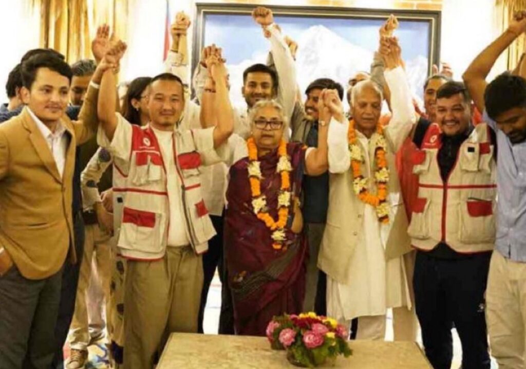 ऐतिहासिक मील का पत्थर: युवाओं के नेतृत्व वाली क्रांति के बीच नेपाल की पहली महिला प्रधानमंत्री सुशीला कार्की, ने शपथ ली