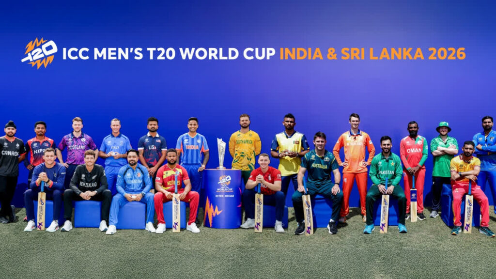 ICC मेन्स T20 वर्ल्ड कप 2026 में भारत का अगला मैच 12 फरवरी, 2026- ग्रुप A में नामीबिया के खिलाफ है..ICC पुरुष T20 विश्व कप 2026।टूर्नामेंट फॉर्मेट